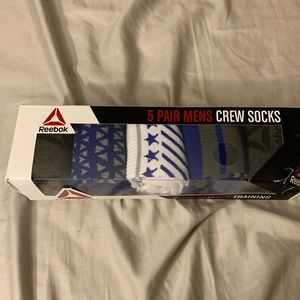 5 Pairs of Reebok Crew Socks